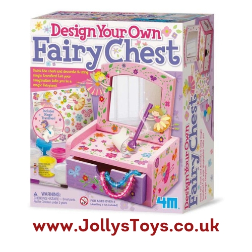 Decorate Your Own Wooden Fairy Treasure Chest